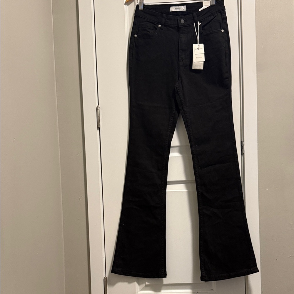 Reserved Black Flare Women's Jeans
